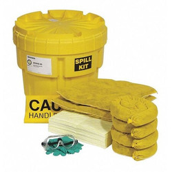 Spilltech Spill Kit,Drum,Chemical/Hazmat,19" H SPKHZ-20