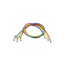 Yellow Jacket Hose, 60 in L, Blue/Red/Yellow, 800 psi 29985
