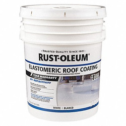 Rust-Oleum Elastomeric Roof Coating,4.75 gal 301994