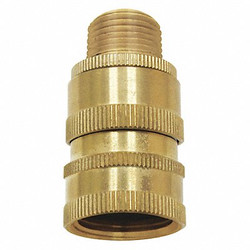 Sani-Lav Hose Adapter,Brass,3/4" x 3/4" N23