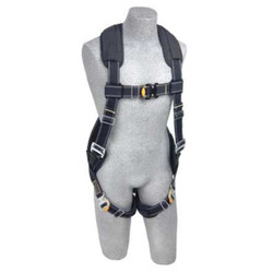 3m Dbi-Sala Full Body Harness,L,420 lb.,Black 1100941