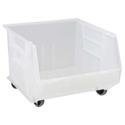 Quantum Storage Systems Hang and Stack Bin,Clear,PP,11 in QUS275MOBCL*