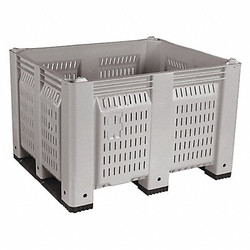 Decade Products Bulk Container,Gray,Vented,40 in M023000-104