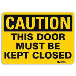 Lyle Safety Sign,7 in x 10 in,Aluminum U4-1705-RA_10X7
