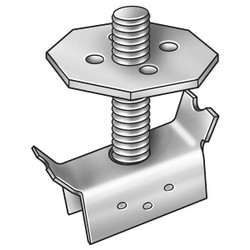 Manufacturer Varies Grating Clip,Mount,1-2 Bar H,PK20 GM-1/2 X 3