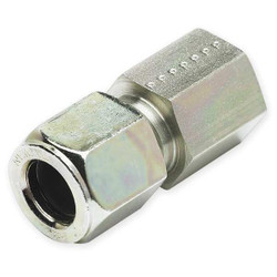 Parker Connector,Zinc Pltd Steel,CompxF,3/8In 6-6 GBU-S