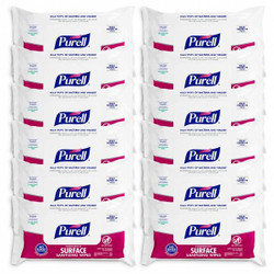 Purell Surface Sanitizing Wipes,72 ct,PK12 9371-12