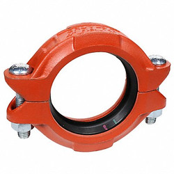Gruvlok Flexible Coupling,Ductile Iron, 3 1/2 in 0390003069