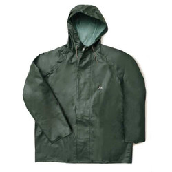 Helly Hansen Rain Jacket with Hood,Green,M 70300_490-M