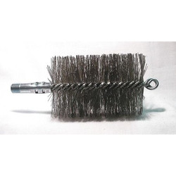 Tough Guy Flue Brush,Dia 3 1/4,1/4 MNPT,Length 8  3EDL3