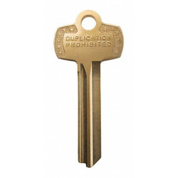 Stanley Security Key Blank, Type B,Brass 7AS1B1KS915KS800