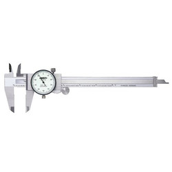 Insize Dial Caliper,0-8" Range,1-1/2" Jaw D,SS  1311-8CAL