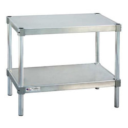 New Age Fixed Work Table,Aluminum,36" W,20" D 22036ES30P