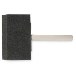 Manufacturer Varies Foam Brush,4 in,Soft,Flat Wood Handle 1XRK3