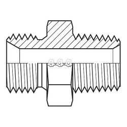 Adaptall Hose Adapter,1/8",BSPP,1/8",NPT 9007-0202
