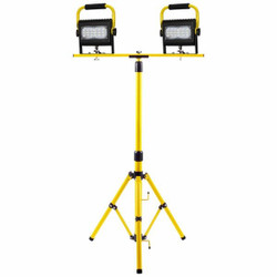 Southwire Twin Head Work Light,Corded,6000lm,LED 411330