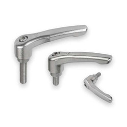 Kipp SS Adj Handle,3/8-16,Ext,1.18,2.93,2.85 K0124.2A4X30