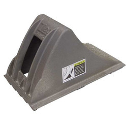 Zico Wheel Chock,8-1/2 In H,Aluminum AC-32