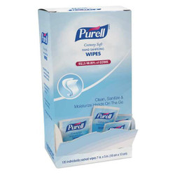 Purell Sanitizer Wipes,Box,7 x 5" 9027-12