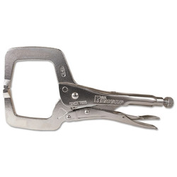 Locking C-Clamps, Locking Grip, 3 1/4 in Throat Depth