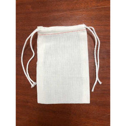 Midwest Pacific Cloth Bag,2 Drawstrings,5 in L,PK100 MP-325CB1