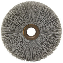 Brush Research Manufacturing Wheel Brush,4 in. dia.,0.012 in.Wire CY4600AO