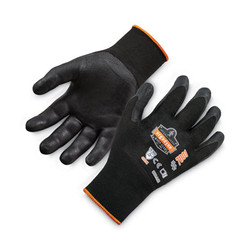 ergodyne® ProFlex 7001 Nitrile-Coated Gloves, Black, Large, Pair 17954