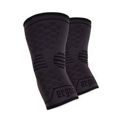 ergodyne® ProFlex 651 Elbow Compression Sleeve, Small, Gray/Black 16592