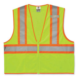 ergodyne® VEST,8229Z CLASS 2,LIME,2 21297