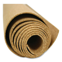 Ghent Natural Cork Roll, 0.25" Thick, 144 x 48.5, Natural Brown Surface 14RK412