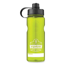 ergodyne® Chill-Its 5151 Plastic Wide Mouth Water Bottle, 34 oz, Lime 13153