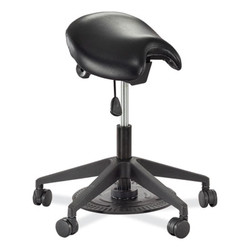 Safco® CHAIR,LAB STOOL MID HEIGH 3438BL