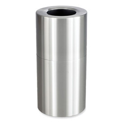 Safco® WASTEBASKET,ALUMINUM 20G 9942SS