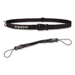 ergodyne® LANYARDS,3135 BLACK S 19167