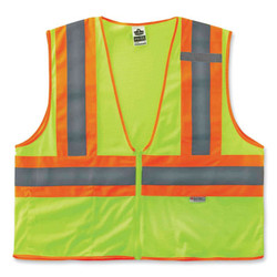 ergodyne® VEST,8230Z CLASS 2,LIME,2 21327