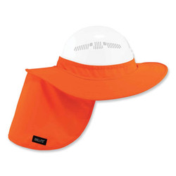ergodyne® Chill-Its 6660 Hard Hat Brim + Neck Shade, 19.5 x 9.75, Orange 12641