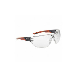 Bolle Safety SafetyGlasses,Clear,Platinum,Gray/Orange NESSPPSI