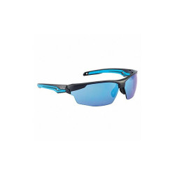 Bolle Safety Safety Glasses,Blue Lens,Wraparound 40304