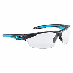 Bolle Safety Safety Glasses,Clear Lens,Wraparound  40301