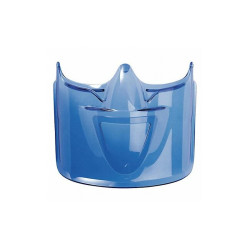 Bolle Safety Face Shield,Blue,Polycarbonate, Atom 40093