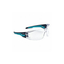 Bolle Safety SafetyGlasses,Clear,PlatinumLite,Blue SILEXPSI