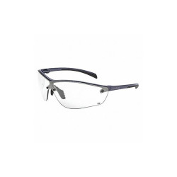 Bolle Safety SafetyGlasses,Clear,Platinum,Black/Gray 40237