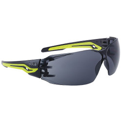 Bolle Safety Safety Glasses,Unisex,Smoke Lens Color SILEXPPSF