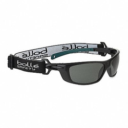 Bolle Safety Safety Glasses,Unisex,Gray Lens Color BAXPOLWFS