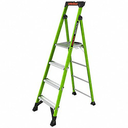 Little Giant Ladders Stepladder,6ft H,1"W Platform,300 lb Cap 15396-001