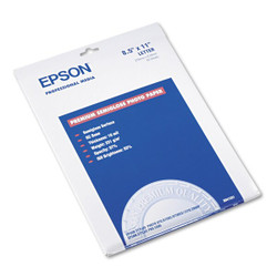 Epson Premium Photo Paper,68 lbs.,Semi,PK20 S041331