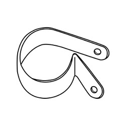 Manufacturer Varies Cable,Wire and Hose Clamps,5/8,PK 2500 625203CCN08