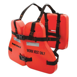 Kent Safety Life Jacket,Adult,UNIV,17.5lb,Foam,OR 151200-200-004-13