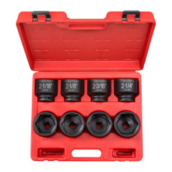 Tekton Shallow Impact Socket Set,SAE 3/4" Dr 4893