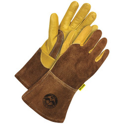 Bdg Welding Gloves,MIG,M/8,PR 60-1-1818KV-M